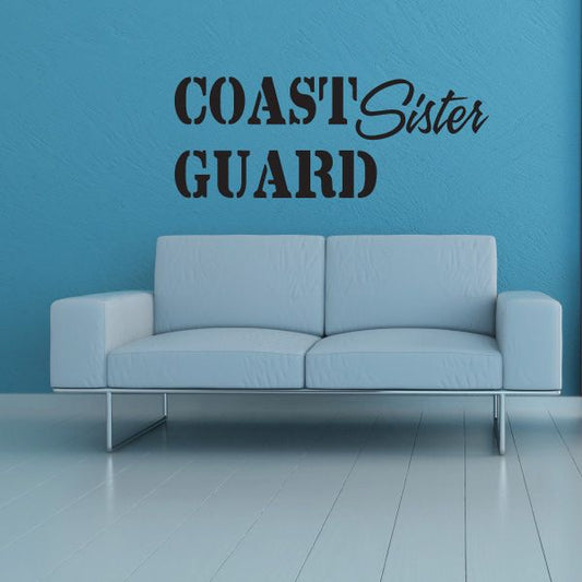 Image of Coast Guard Sister Decal