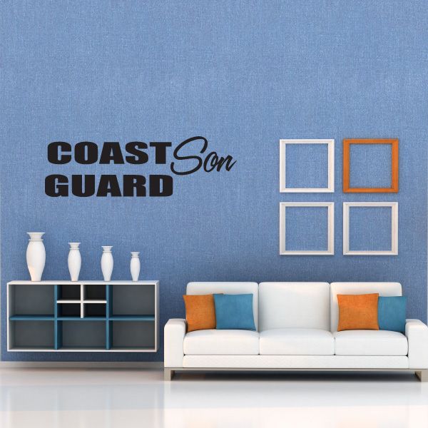 Image of Coast Guard Son Block Decal