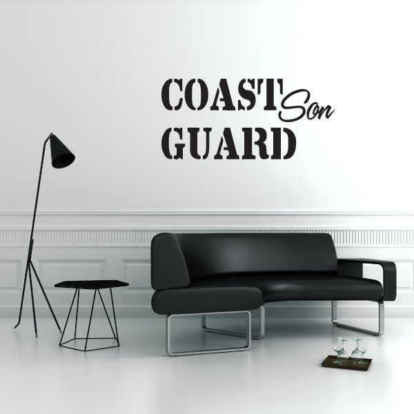 Image of Coast Guard Son Decal