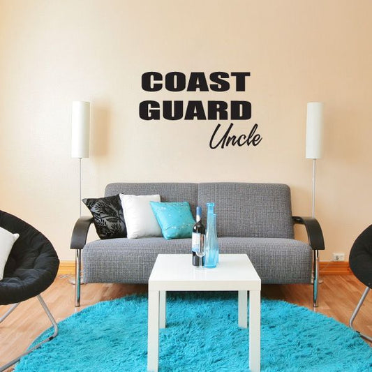 Image of Coast Guard Uncle Block Decal