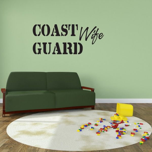 Image of Coast Guard Wife Decal