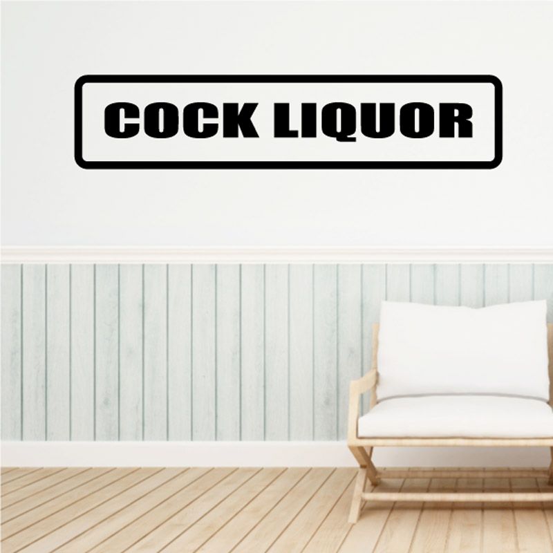 Image of Cock Liquor Decal