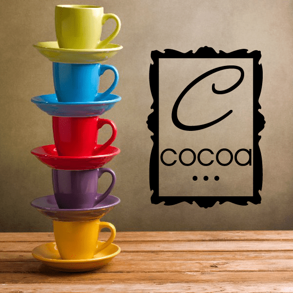 Image of Cocoa Rectangle Decal