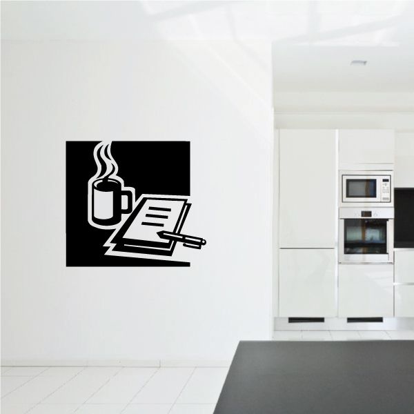 Image of Coffee And Work Decal