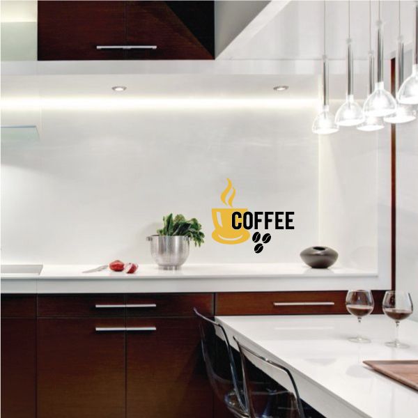 Image of Coffee Beans Wall Decal 