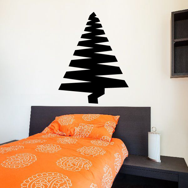 Image of Coiled Pine Tree Decal