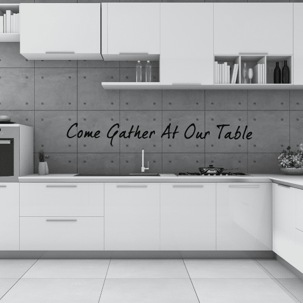 Image of Come gather at our table Wall Decal