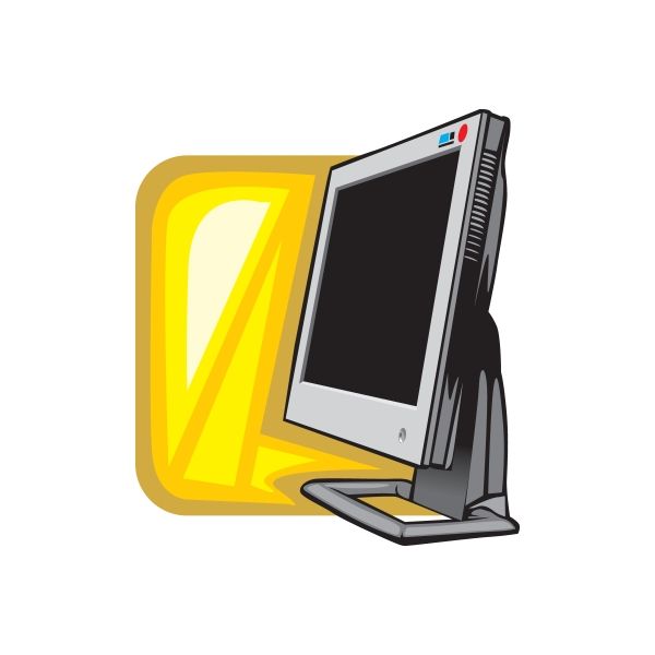 Computer Monitor Advertising Stickers Computer Monitor Sticker – Vinyl Disorder