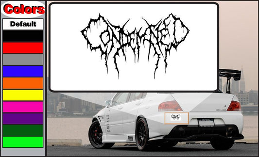 Image of Condemened Decal