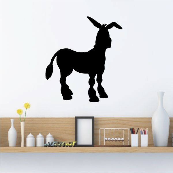 Image of Confused Staring Donkey Decal