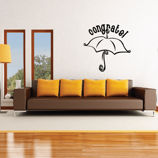 Image of Congrats Baby Shower Wall Decal