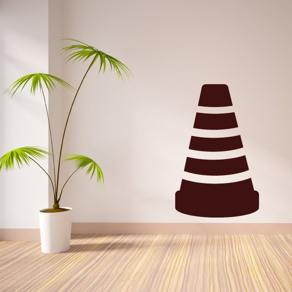 Image of Construction Cone Decal