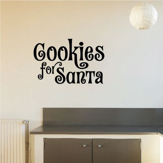 Image of Cookies for Santa Decal