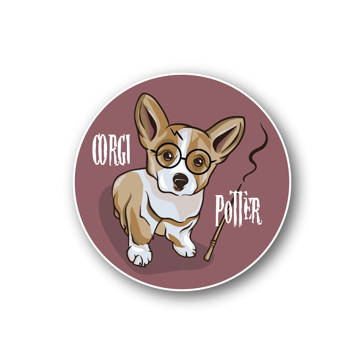 Image of Corgi Potter Sticker