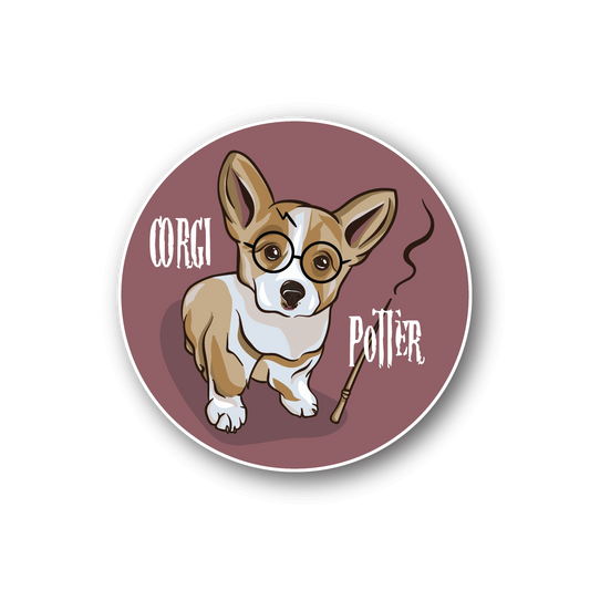 Image of Corgi Potter Sticker