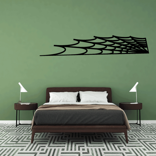 Image of Corner Spider Web Decal