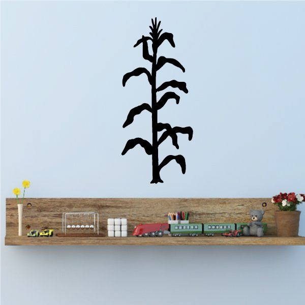 Image of Cornstalk Wall Decal - Vinyl Decal - Car Decal - NS001