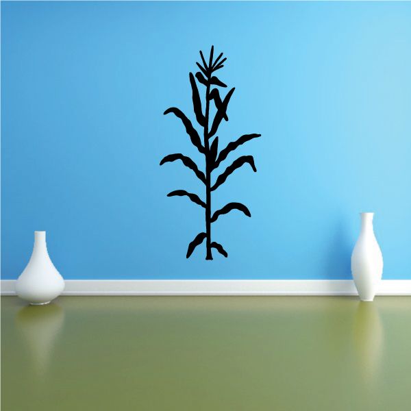 Image of Cornstalk Wall Decal - Vinyl Decal - Car Decal - NS002