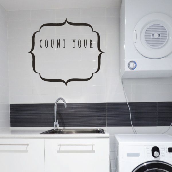 Image of Count Your Wall Decal