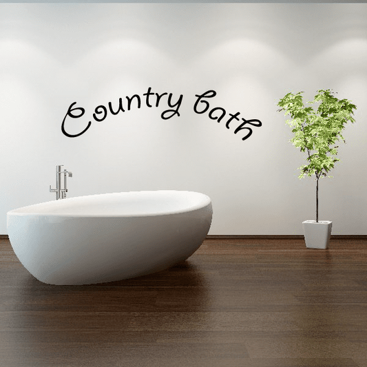 Image of Country Bath Wall Decal