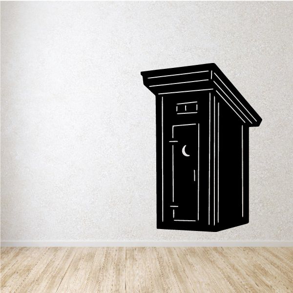 Image of Country Outhouse Decal