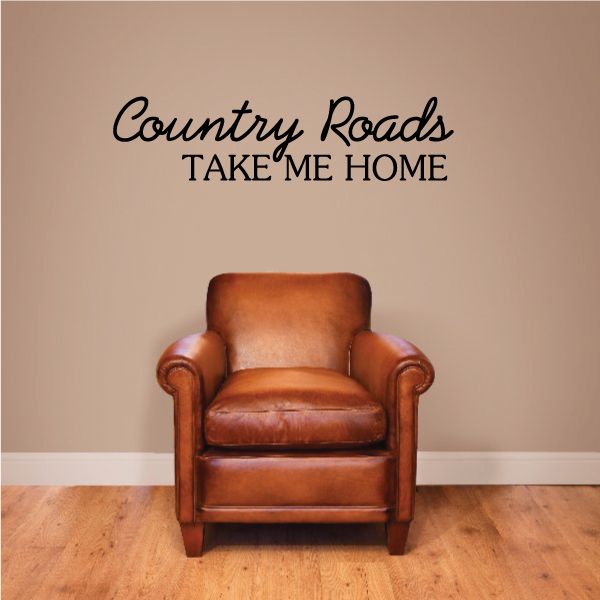 Image of Country Roads Take Me Home Decal