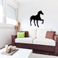 Black rearing horse decal silhouette