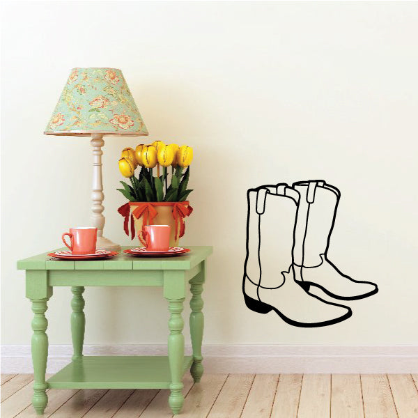 Image of Cowboy Boot Decals