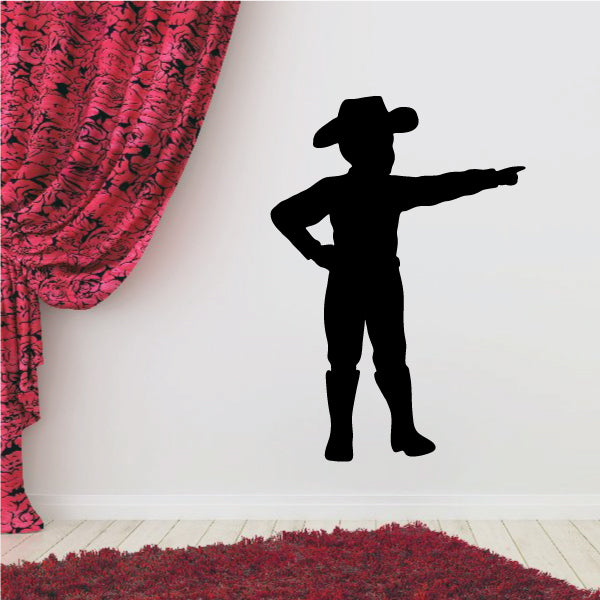 Image of Cowboy Kid Decals