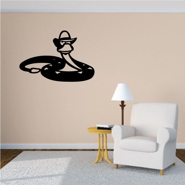 Image of Cowboy Snake Decal