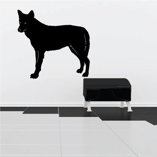 Image of Coyote Standing Decal