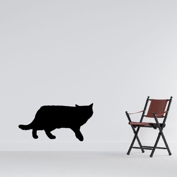 Image of Cozy Cat Walking Decal