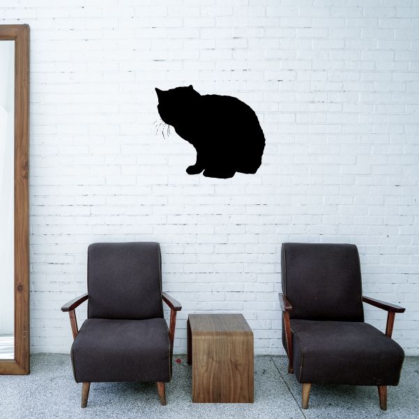 Image of Cozy Sitting Cat Decal