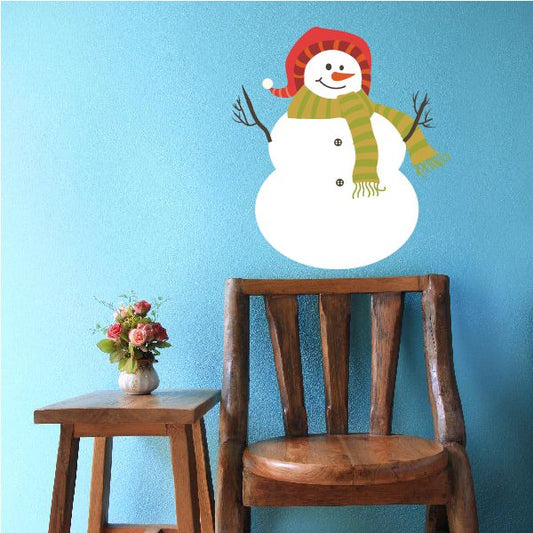 Image of Cozy Snowman Sticker