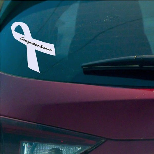 Image of Craniosynostosis Awareness Ribbon Vinyl Sticker