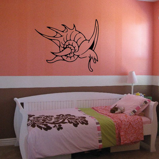 Image of Crawling Gastropod Sea Shell Decal