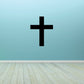 Black cross decal with simple cross shape