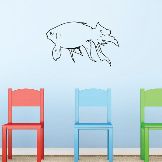 Image of Cruising Goldfish Decal