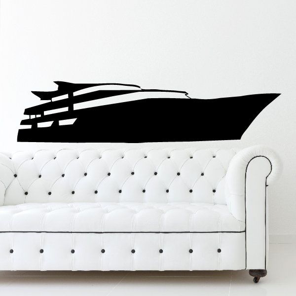 Image of Cruising Luxury Yacht Decal