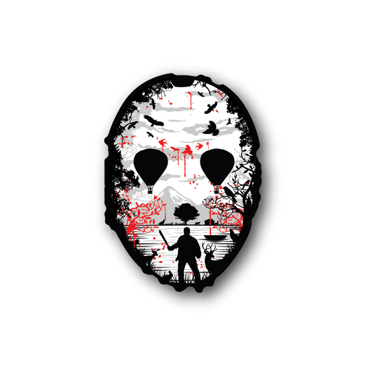 Image of Crystal Lake Mask Sticker