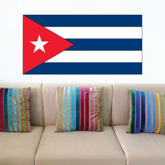 Image of Cuba Flag Sticker 