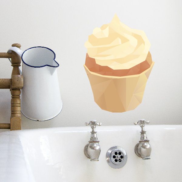 Image of Cup Cake Wall Decal - Vinyl Decal - Car Decal - Idcolor023