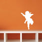 White cupid silhouette wedding decal with bow and arrow