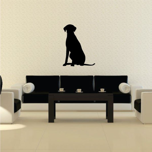 Image of Curioius Sitting Dalmation Decal