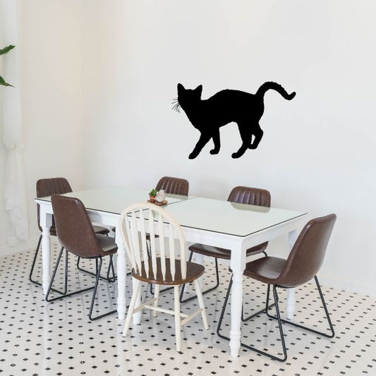 Image of Curious Cozy Cat Decal