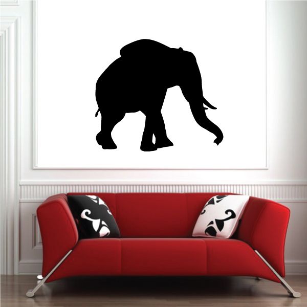 Image of Curious Elephant Decal