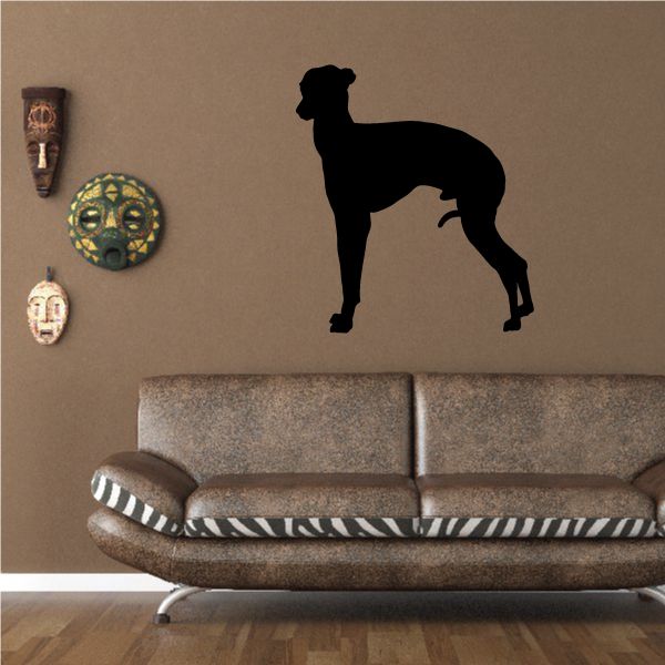 Image of Curious Italian Greyhound Decal