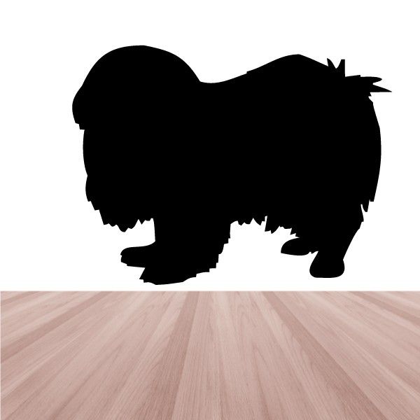 Image of Curious Japanese Chin Dog Decal