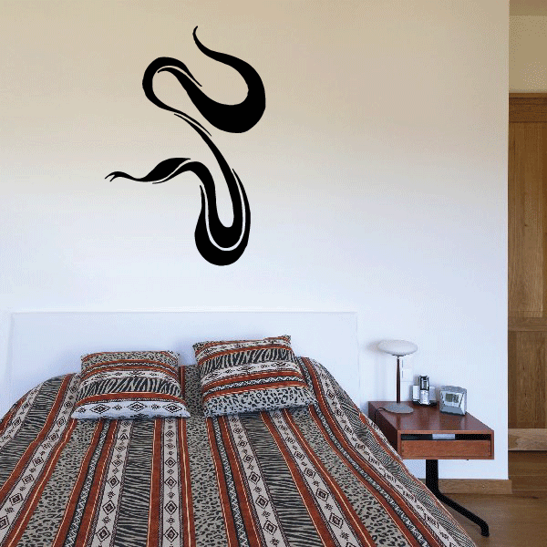 Image of Curious Snake Decal