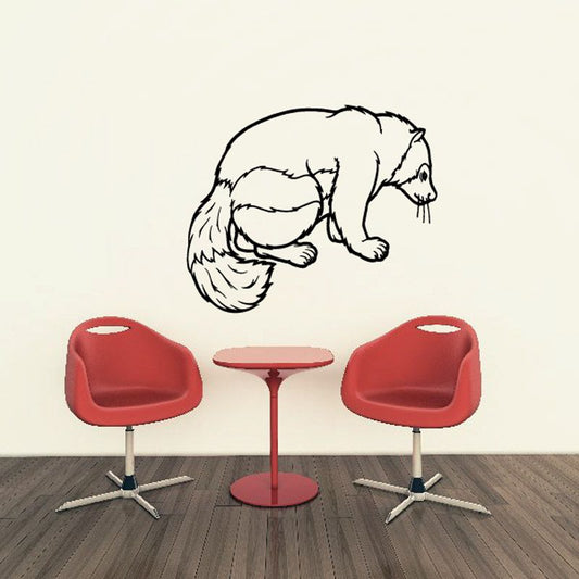 Image of Curled Tail Badger Decal